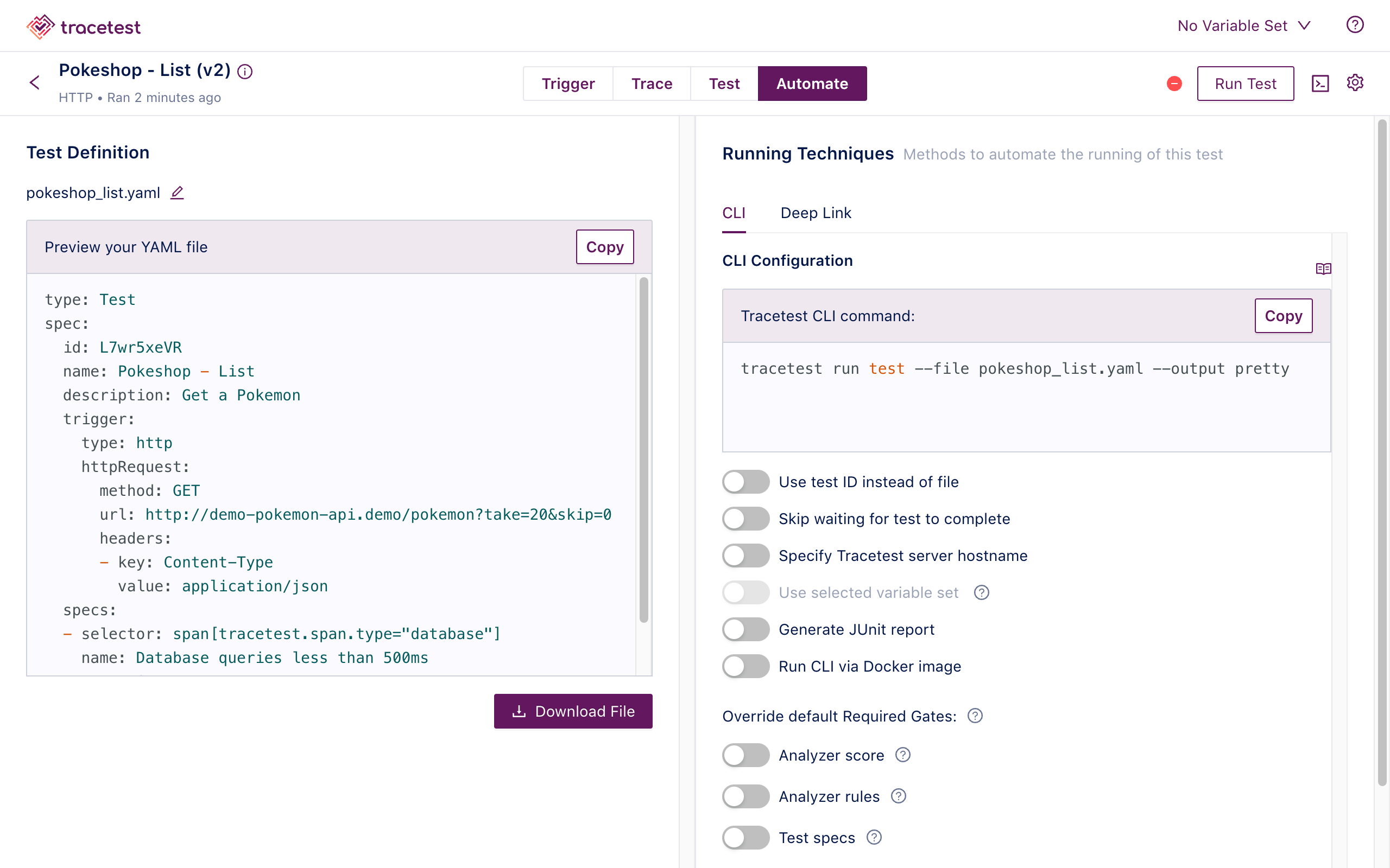 test automate